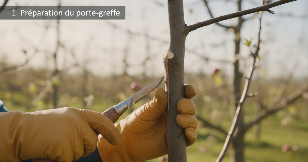 La greffe en fente sur pommier : guide pratique