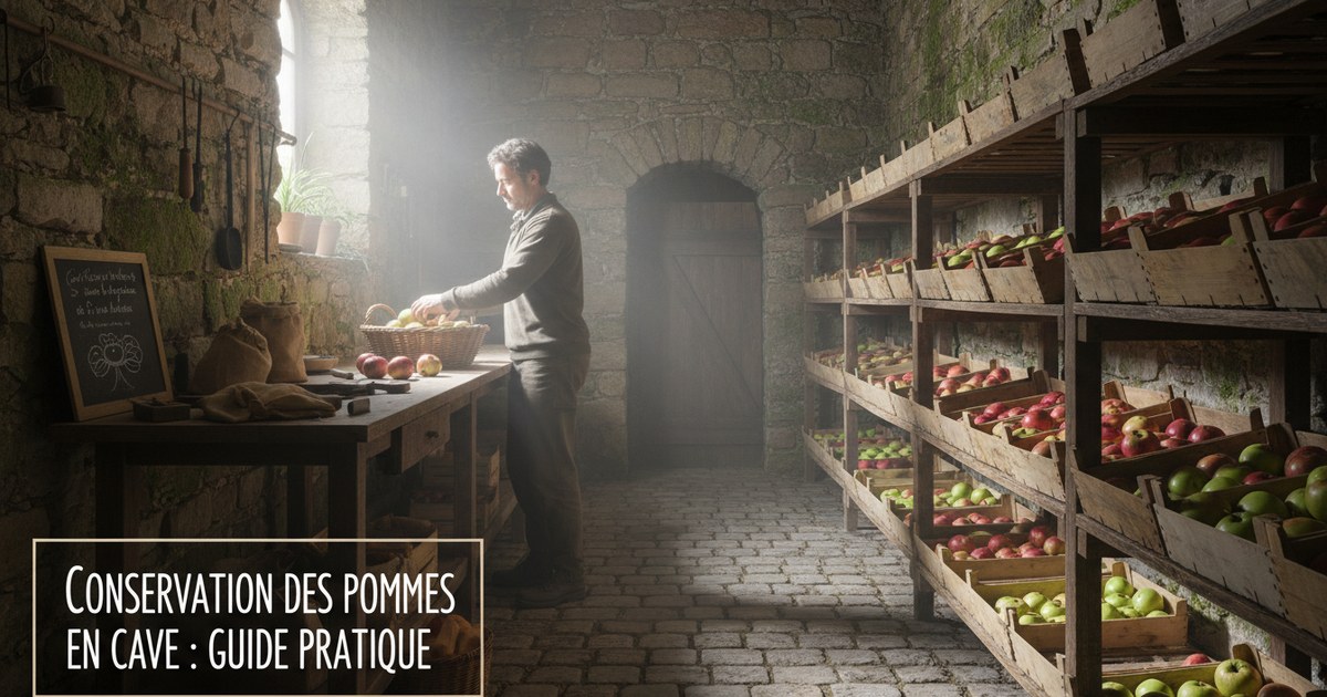 Conservation des pommes en cave : guide pratique