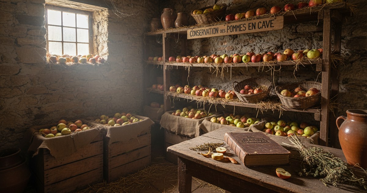 Conservation des pommes en cave : les secrets d’autrefois